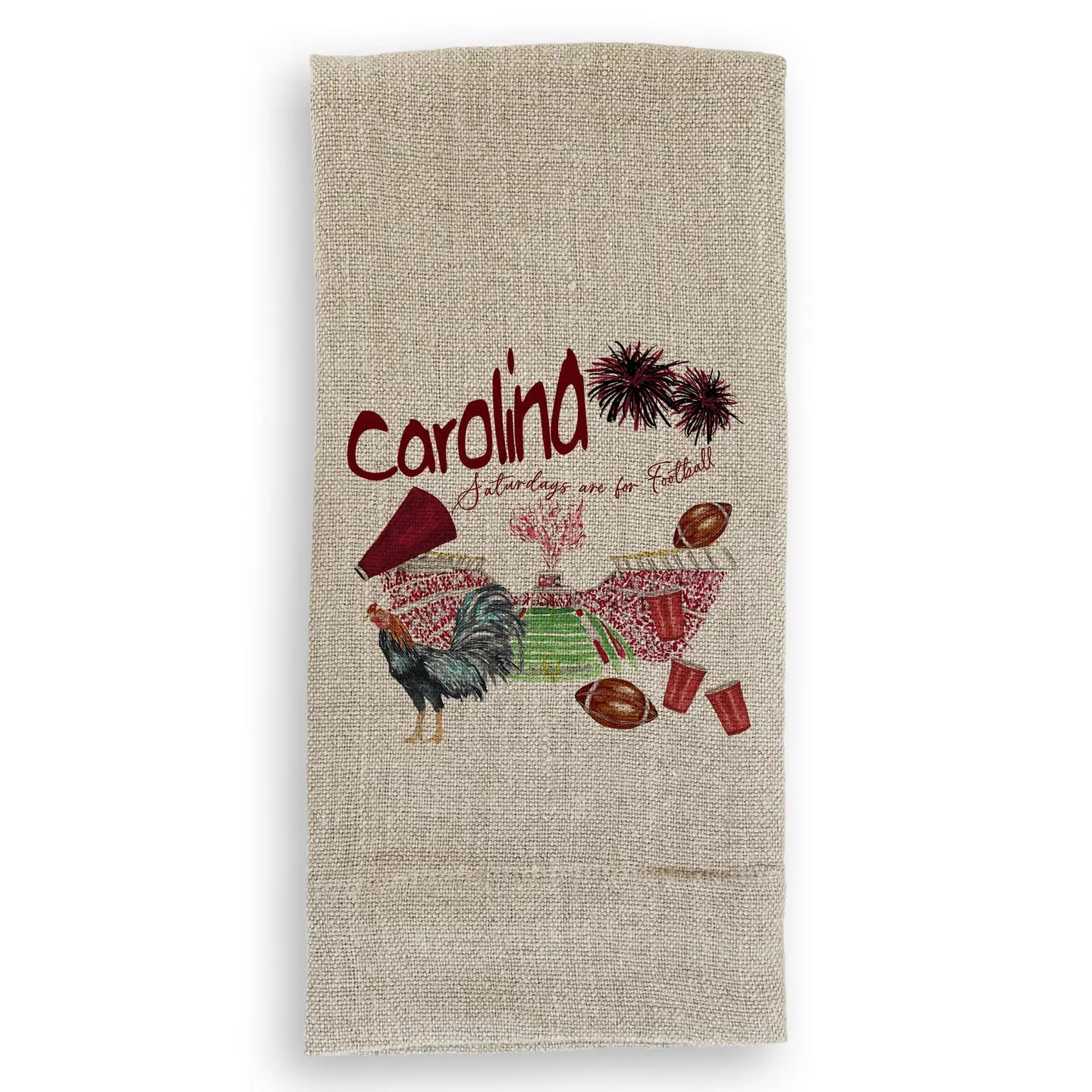 Carolina Pattern Guest Towel