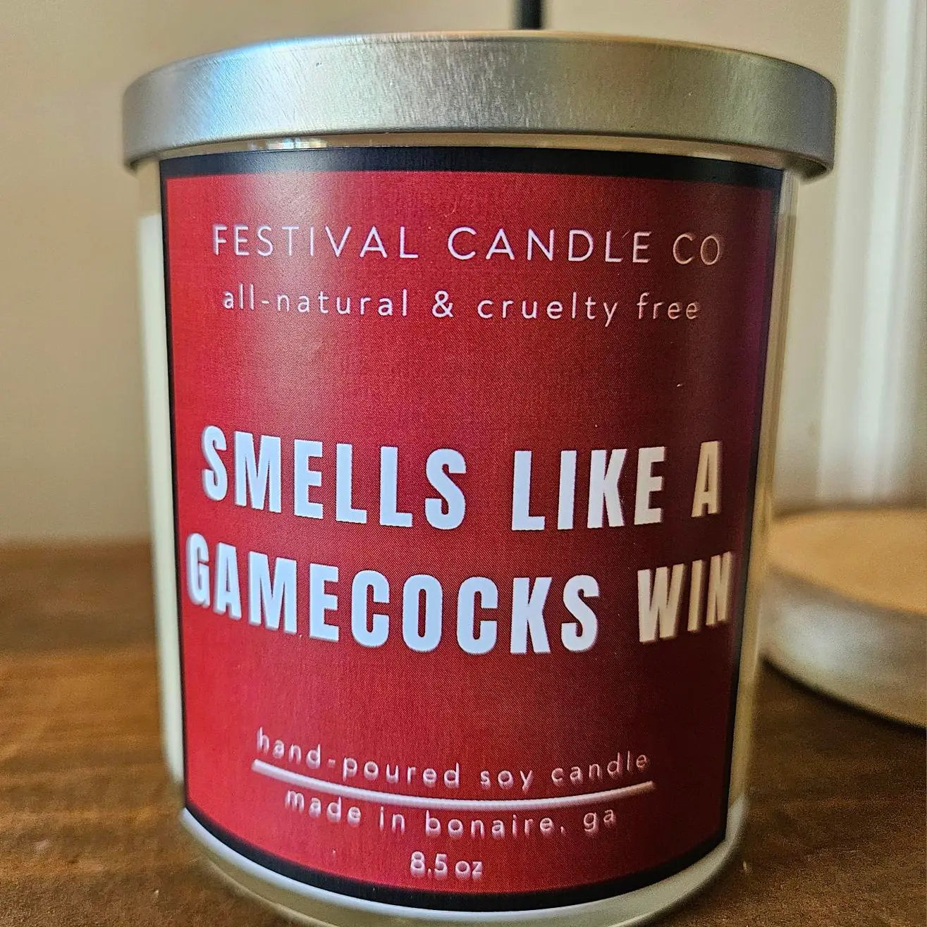 "Smells Like A Gamecocks Win" Scented Soy Candle