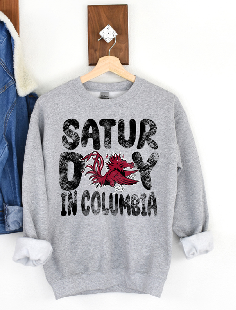 Saturdays in Columbia SC Graphic Sweatshirt Game Day