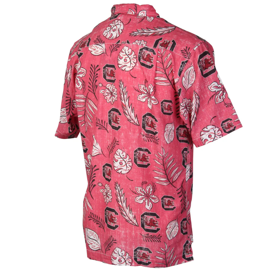 South Carolina Gamecocks Men's Vintage Floral Shirt