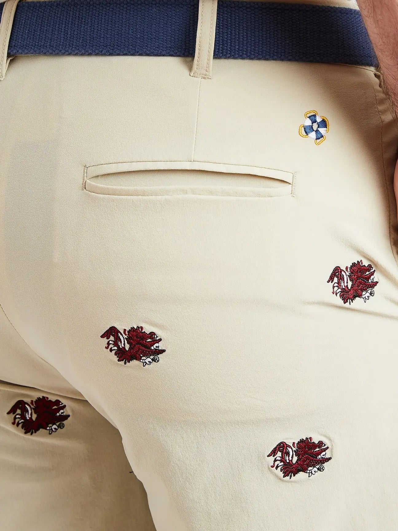 Collegiate Short Khaki with South Carolina Gamecocks