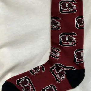 Southcarolina Gamecocks Socks Knit Crew