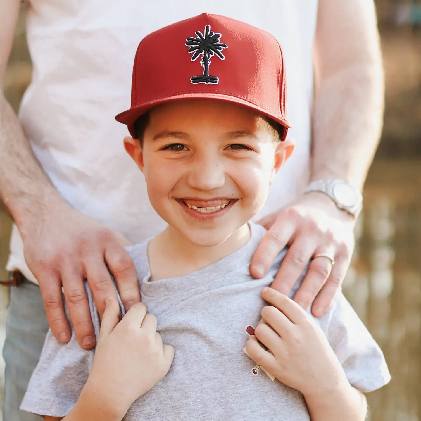 South Carolina Football Garnet Palmetto Snapback Hat