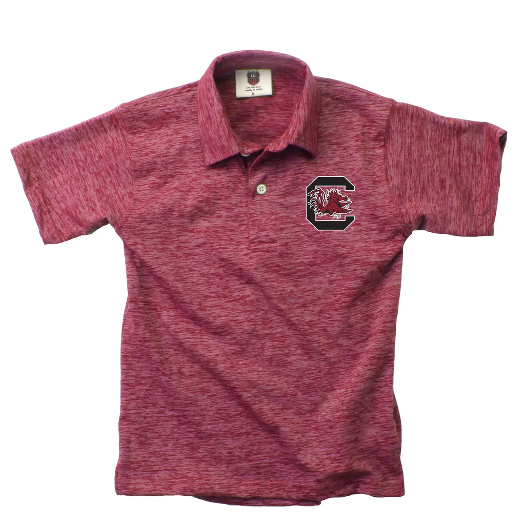 Gamecocks Youth Boys Short Sleeve Polo Shirt
