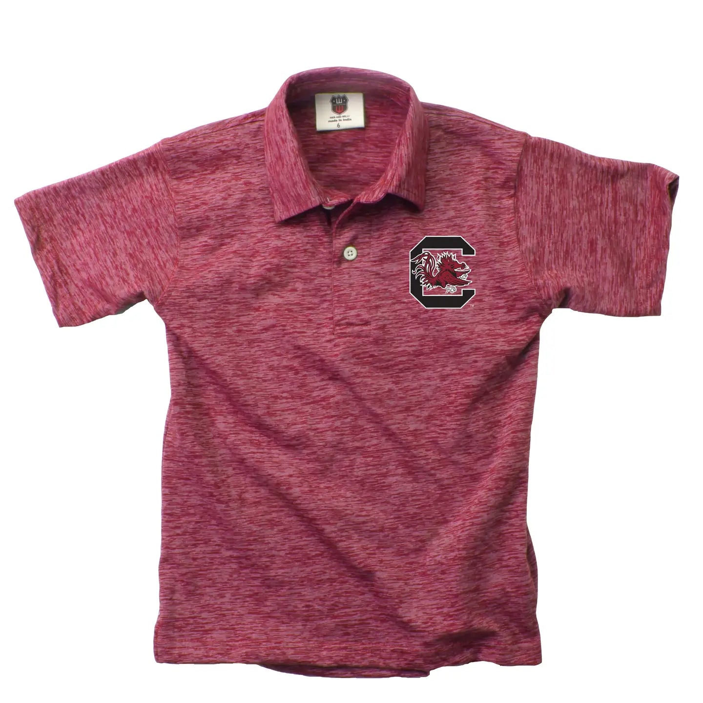 Gamecocks Youth Boys Short Sleeve Polo Shirt