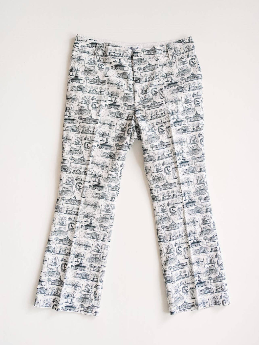 Rutledge Kick-Flare Pant University of South Carolina Black & White
