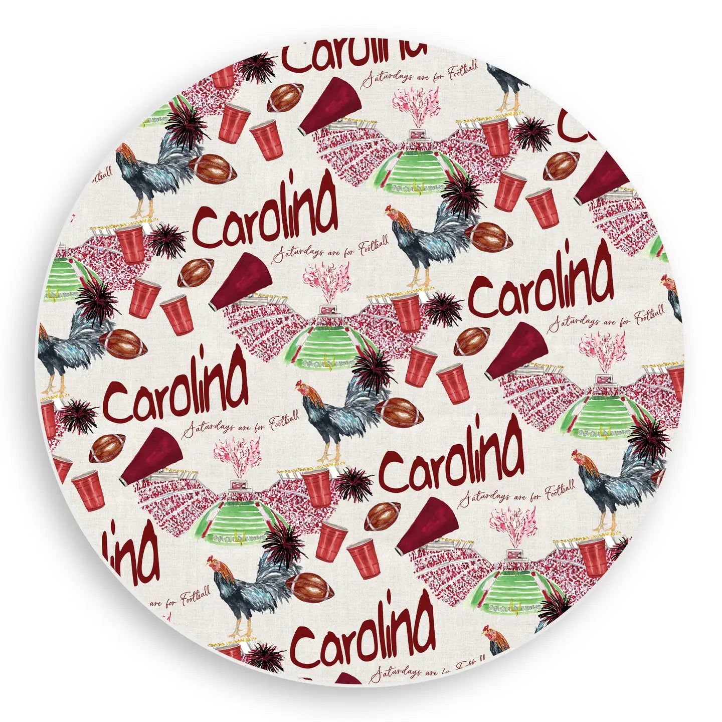 USC Football Pattern Placemat