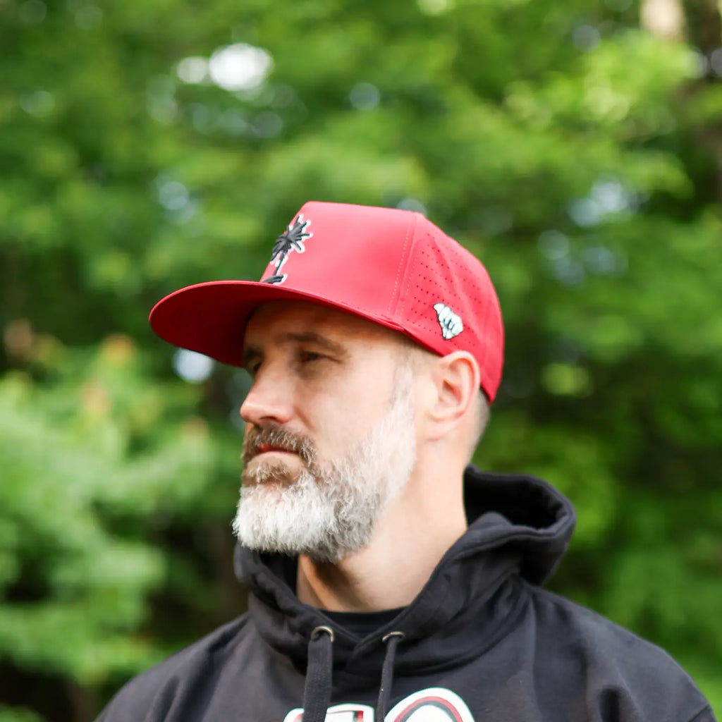 South Carolina Football Garnet Palmetto Snapback Hat