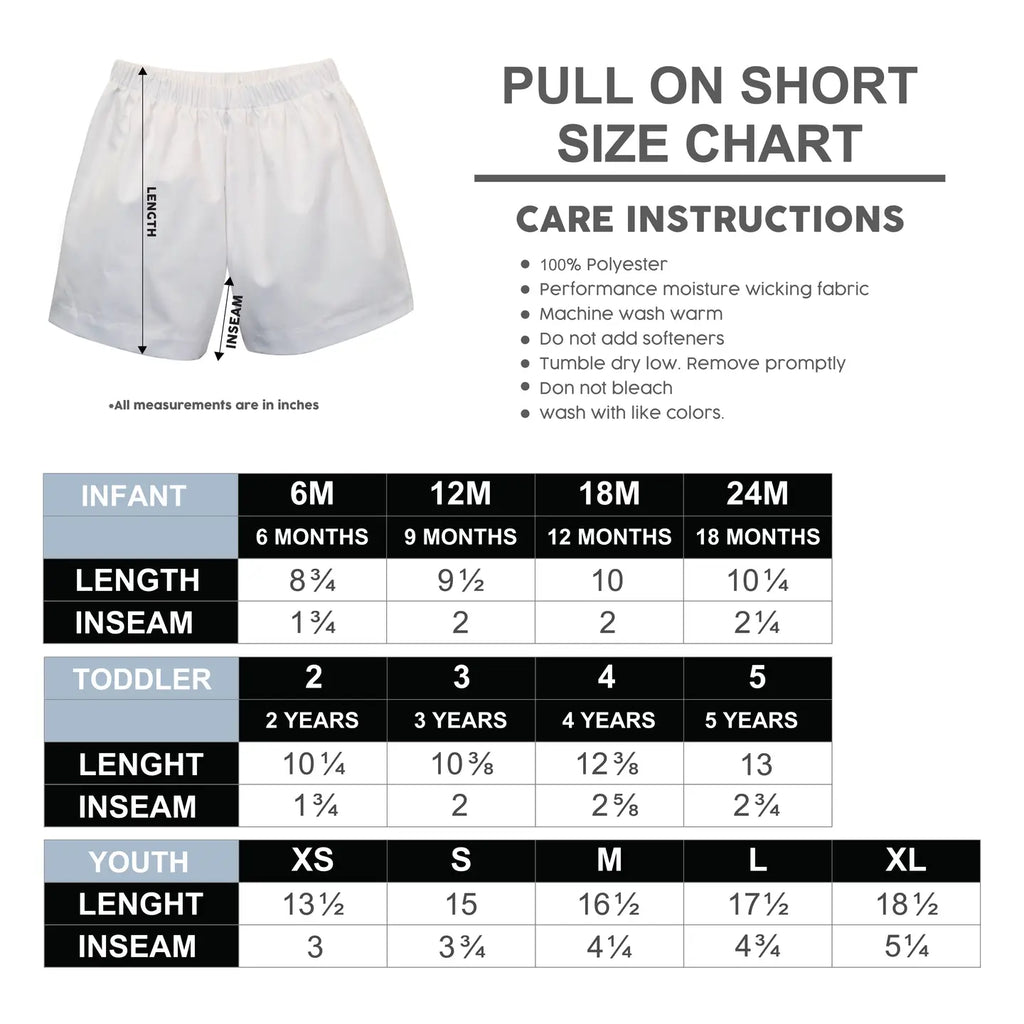 All Over Logo Elastic Waist Short