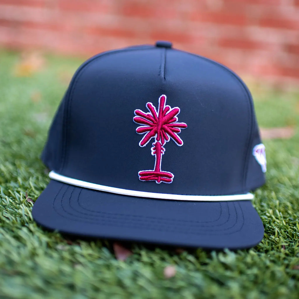 South Carolina Football Black Palmetto Snapback Hat