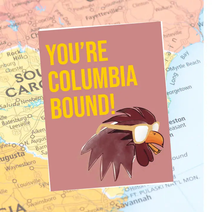 Congratulations South Carolina Bound Greeting Card
