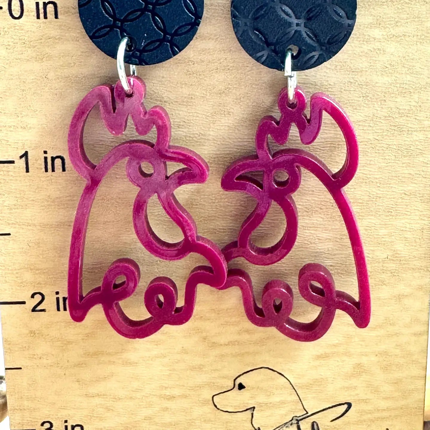 Game Day Statement Earrings| School Spirit| Gamecocks| Go Cocks| Game Day Essentials| Usofc| Stay Cocky
