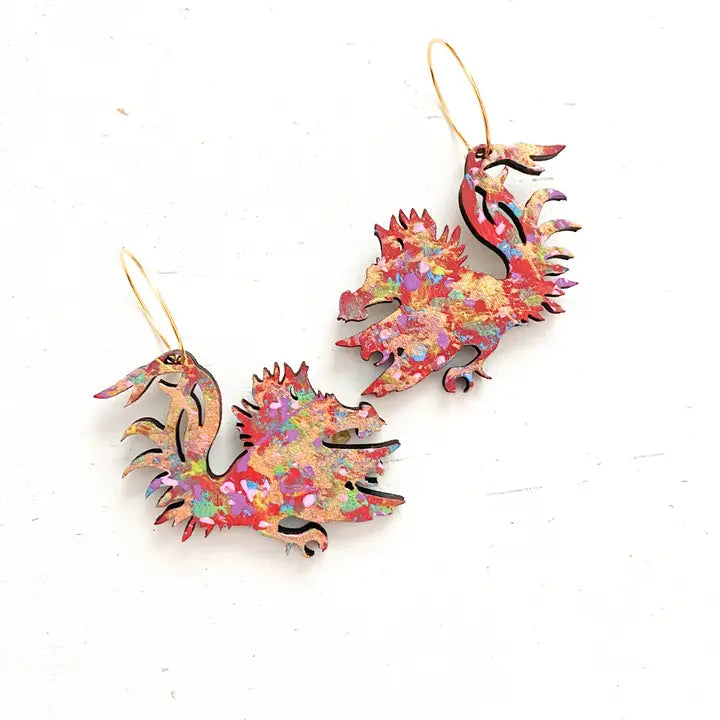 Graffiti Gamecock Statement Earrings