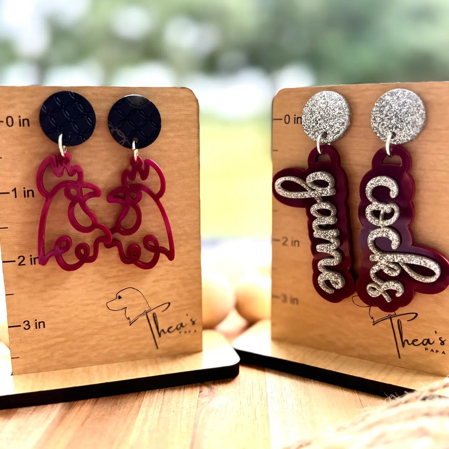 Game Day Statement Earrings| School Spirit| Gamecocks| Go Cocks| Game Day Essentials| Usofc| Stay Cocky